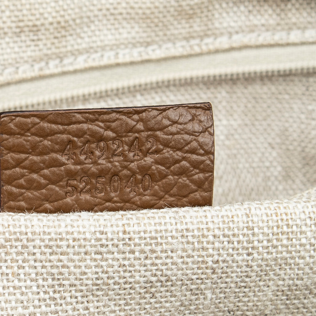 Shoulder Bag Medium Bree Tote Beige Monogrammed Canvas