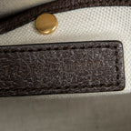 Shoulder Bag Small Bamboo 1947 Flap Beige Jumbo GG Canvas