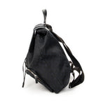 Backpack Large Jackie Drawstring Backpack Black Monogrammed Canvas