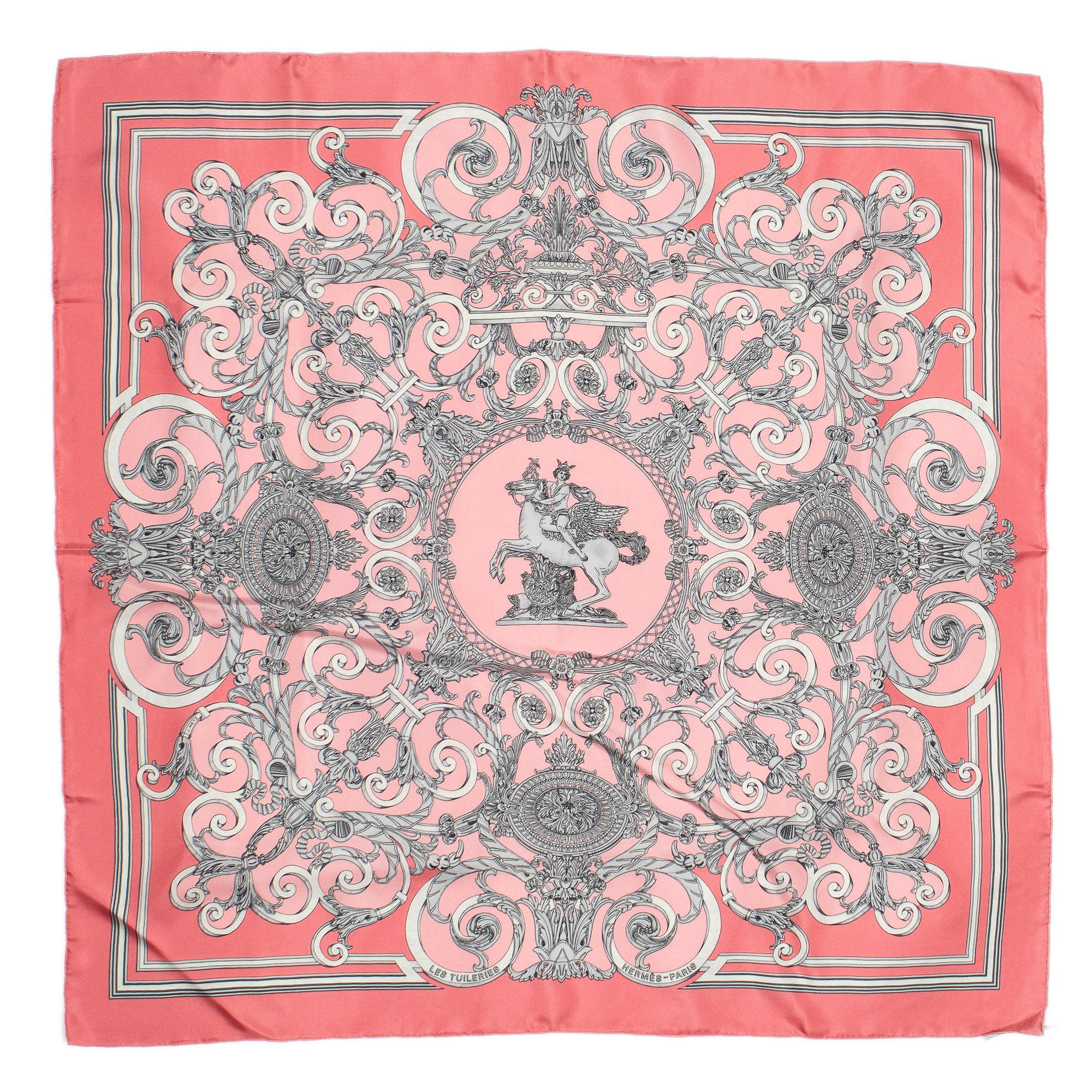 Scarf Scarf Light Pink 100% Twill Silk
