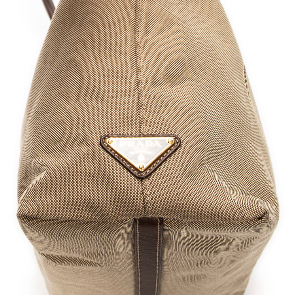 Shoulder Bag Jacquard Open Tote Beige Jacquard Canvas