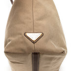 Shoulder Bag Jacquard Open Tote Beige Jacquard Canvas