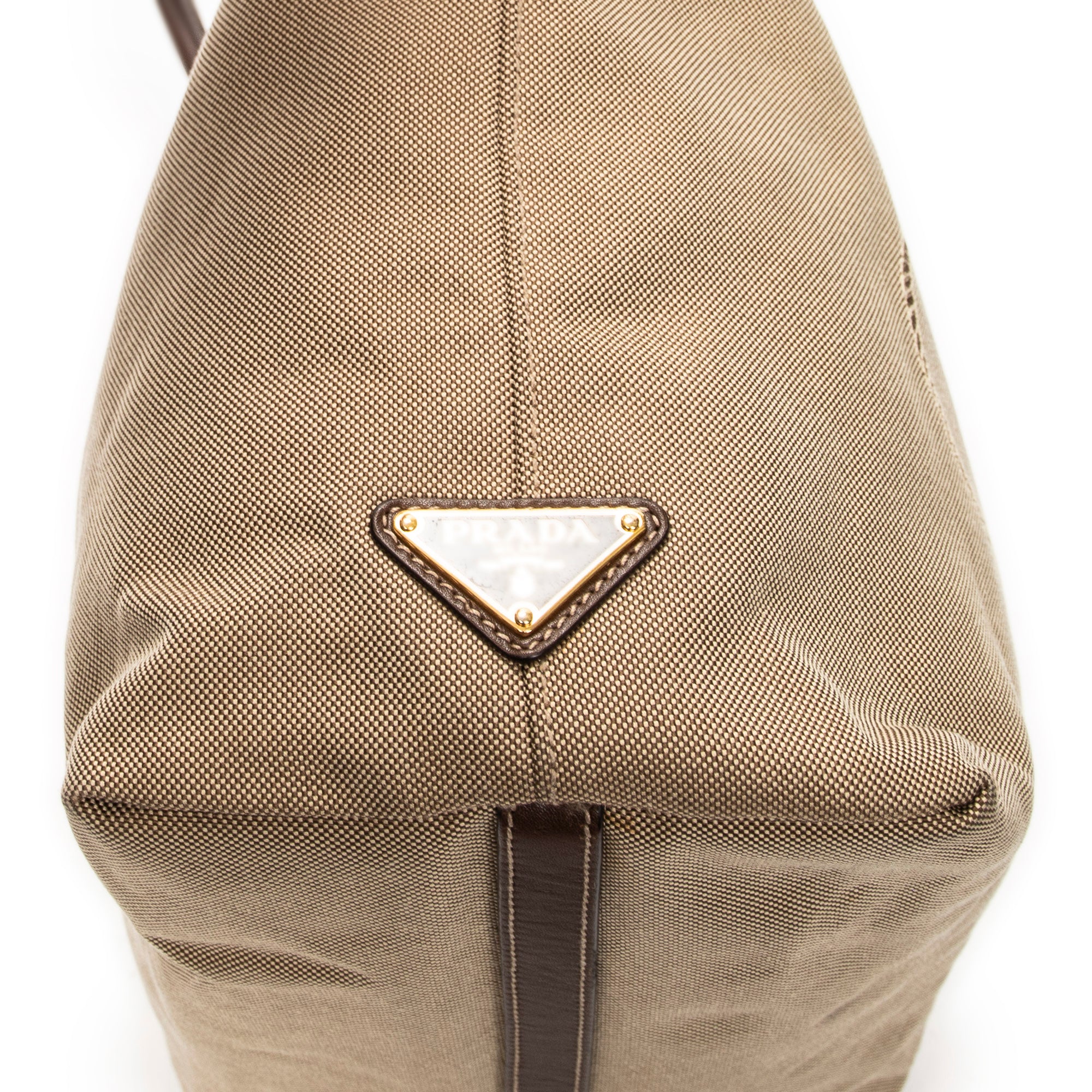 Shoulder Bag Jacquard Open Tote Beige Jacquard Canvas