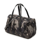 Shoulder Bag Convertible Camouflage Boston Green Camouflage Nylon Canvas