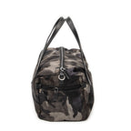 Shoulder Bag Convertible Camouflage Boston Green Camouflage Nylon Canvas