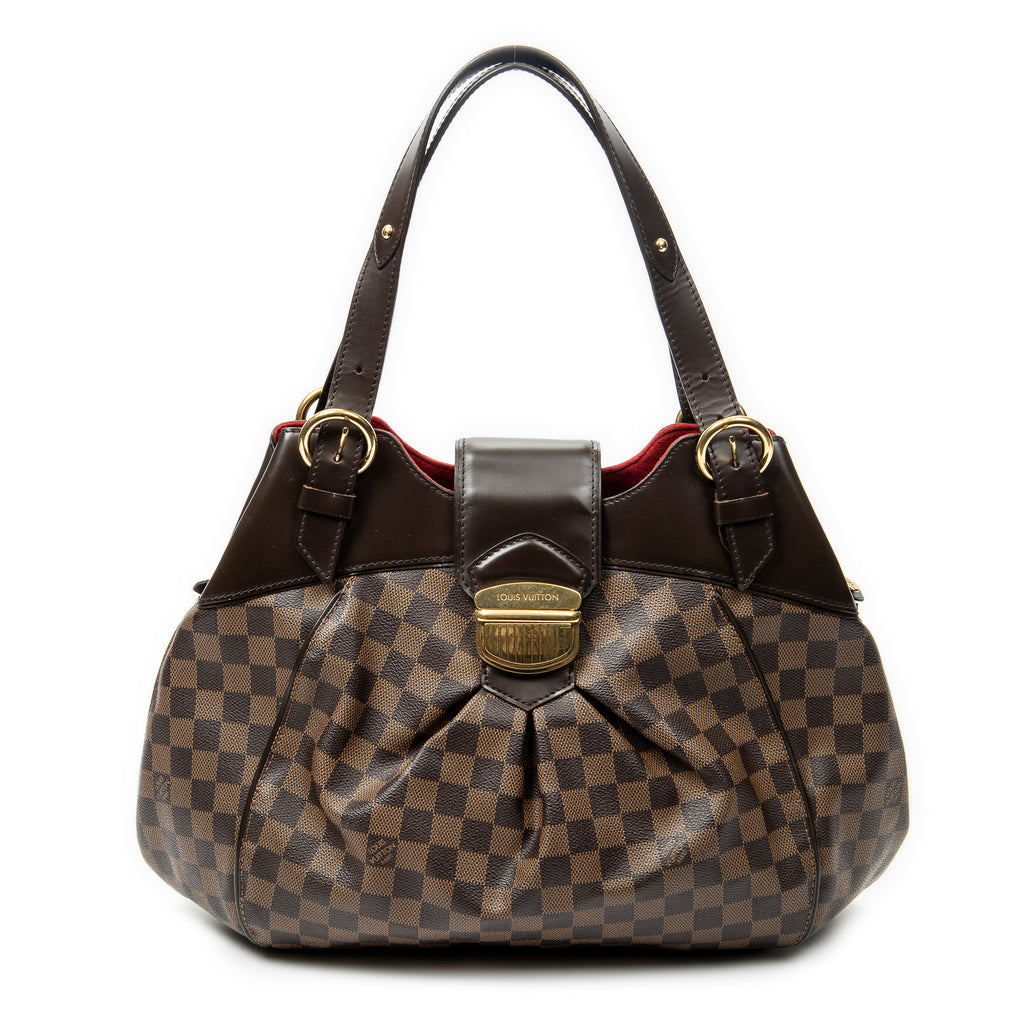 Shoulder Bag Sistina GM Brown Damier Ebene