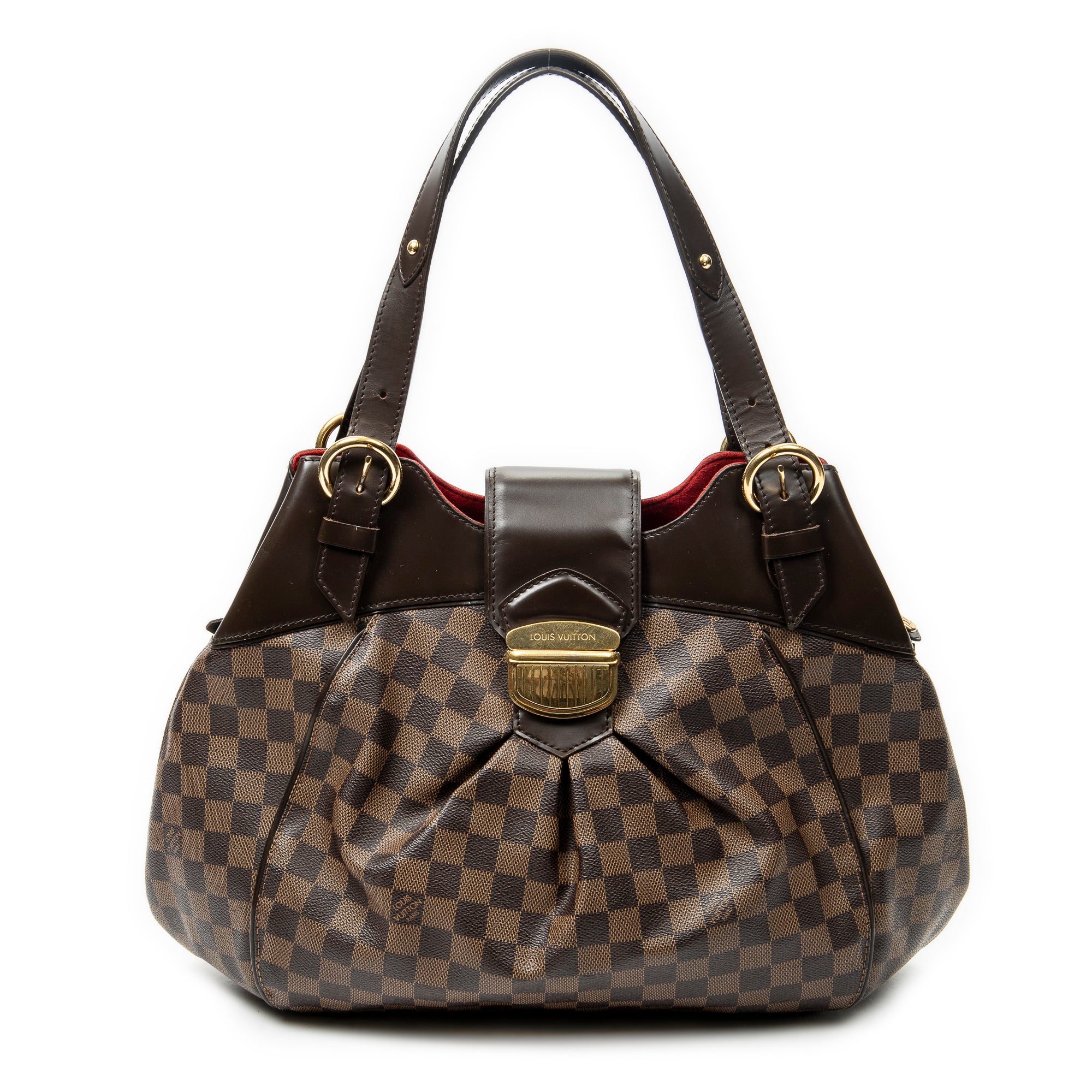 Shoulder Bag Sistina GM Brown Damier Ebene