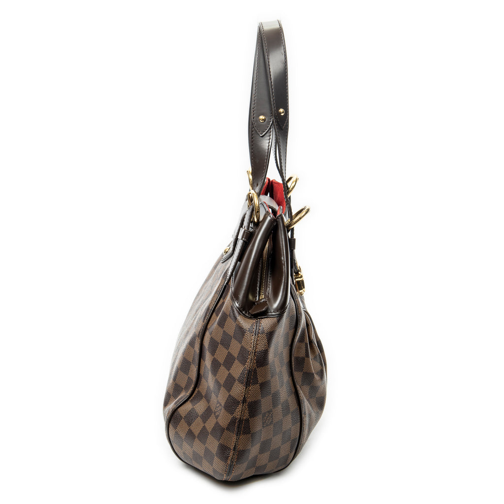 Shoulder Bag Sistina GM Brown Damier Ebene
