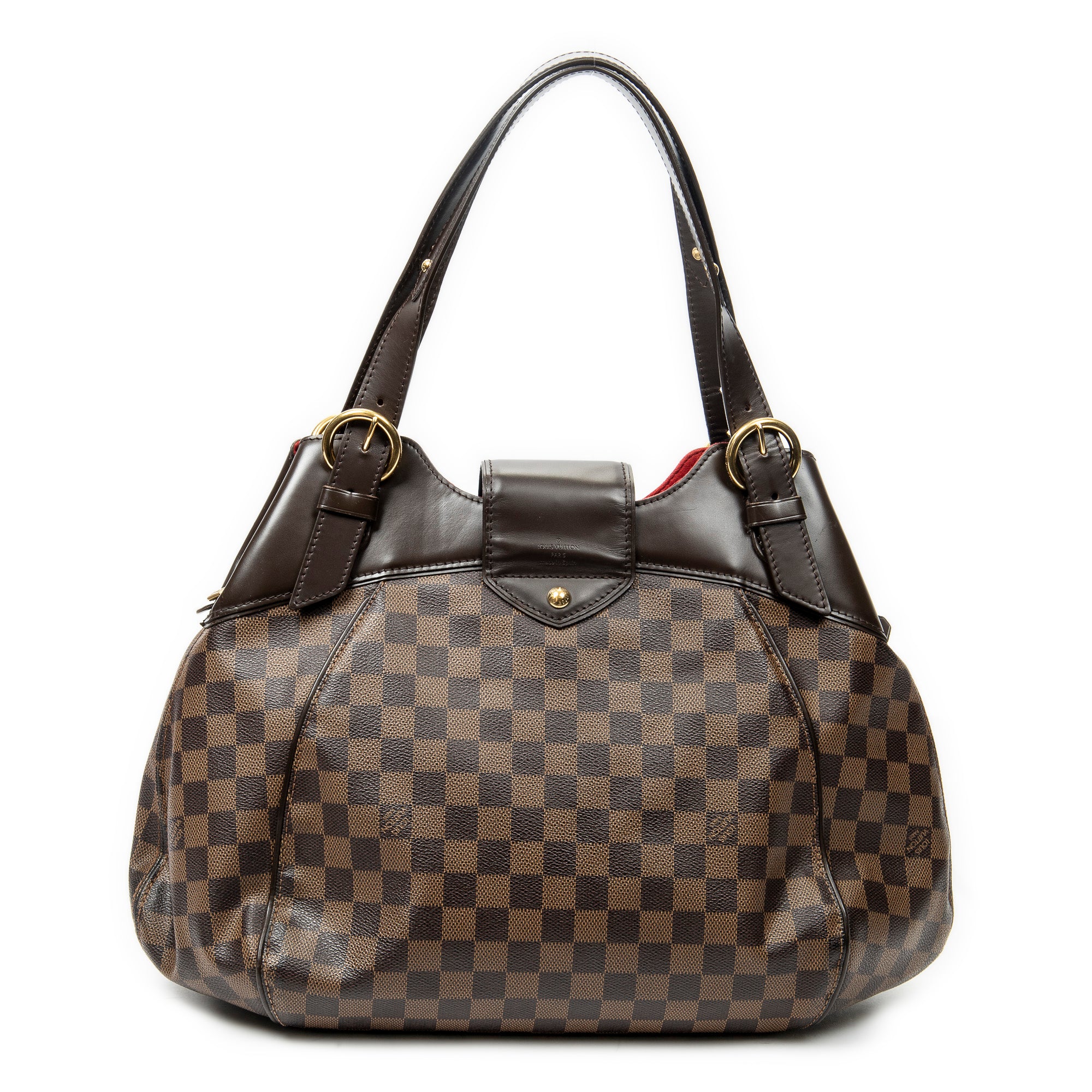 Shoulder Bag Sistina GM Brown Damier Ebene
