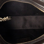 Shoulder Bag Mini Moon Side Web Hobo Beige Monogrammed Canvas