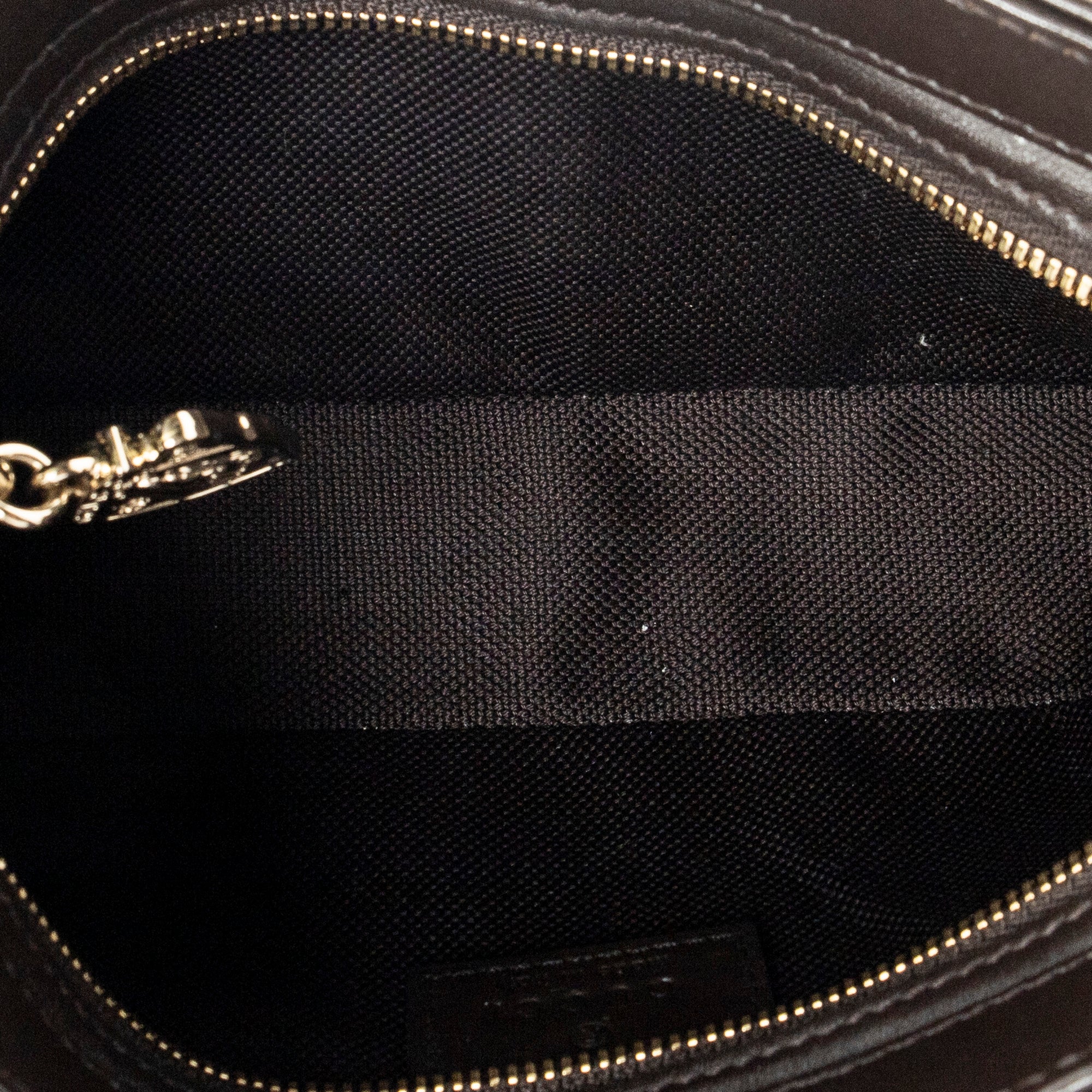 Shoulder Bag Mini Moon Side Web Hobo Beige Monogrammed Canvas