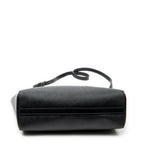Shoulder Bag Convertible Magnetic Snap Tote Black Saffiano Leather