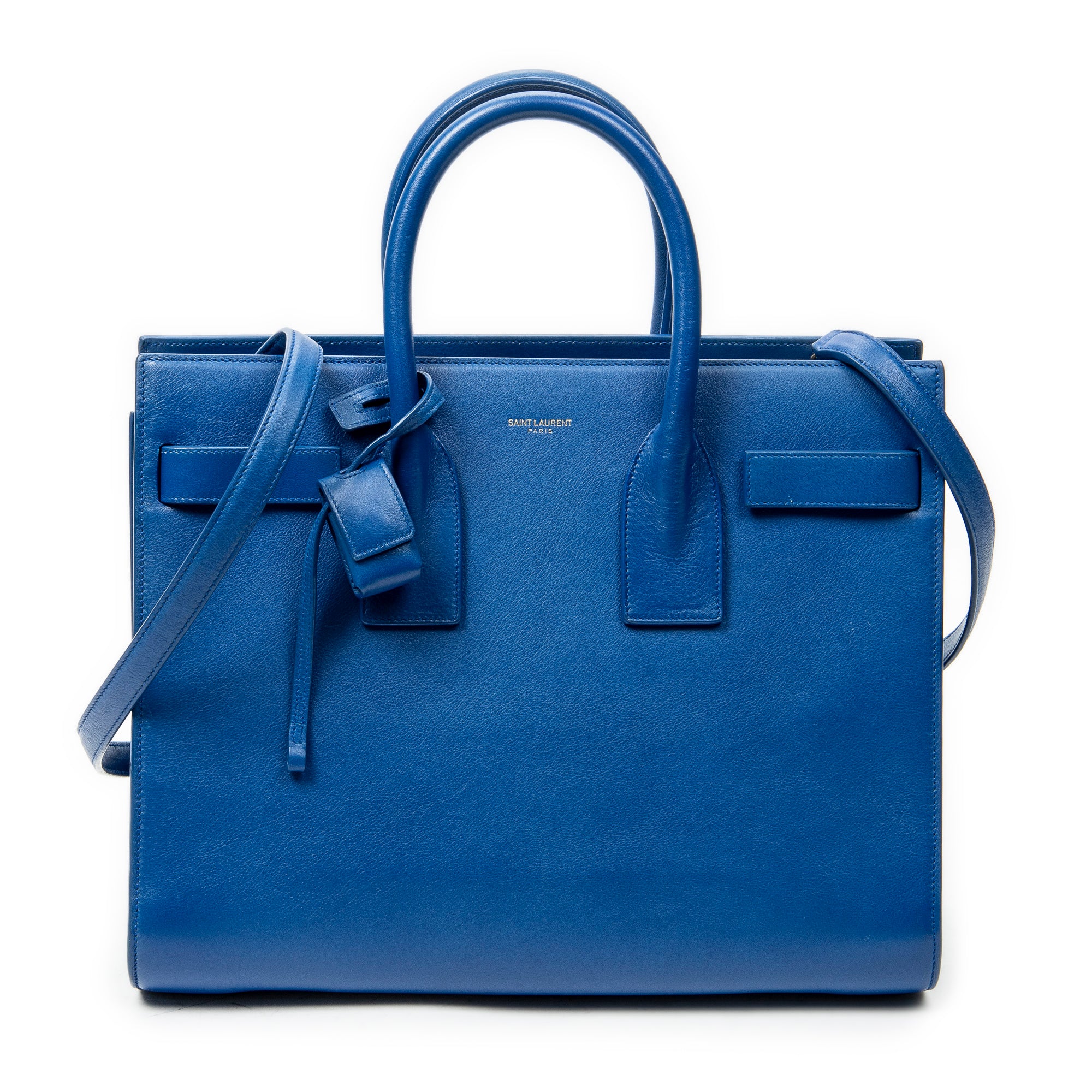 Shoulder Bag Small Sac de Jour Royal Blue Calfskin Leather