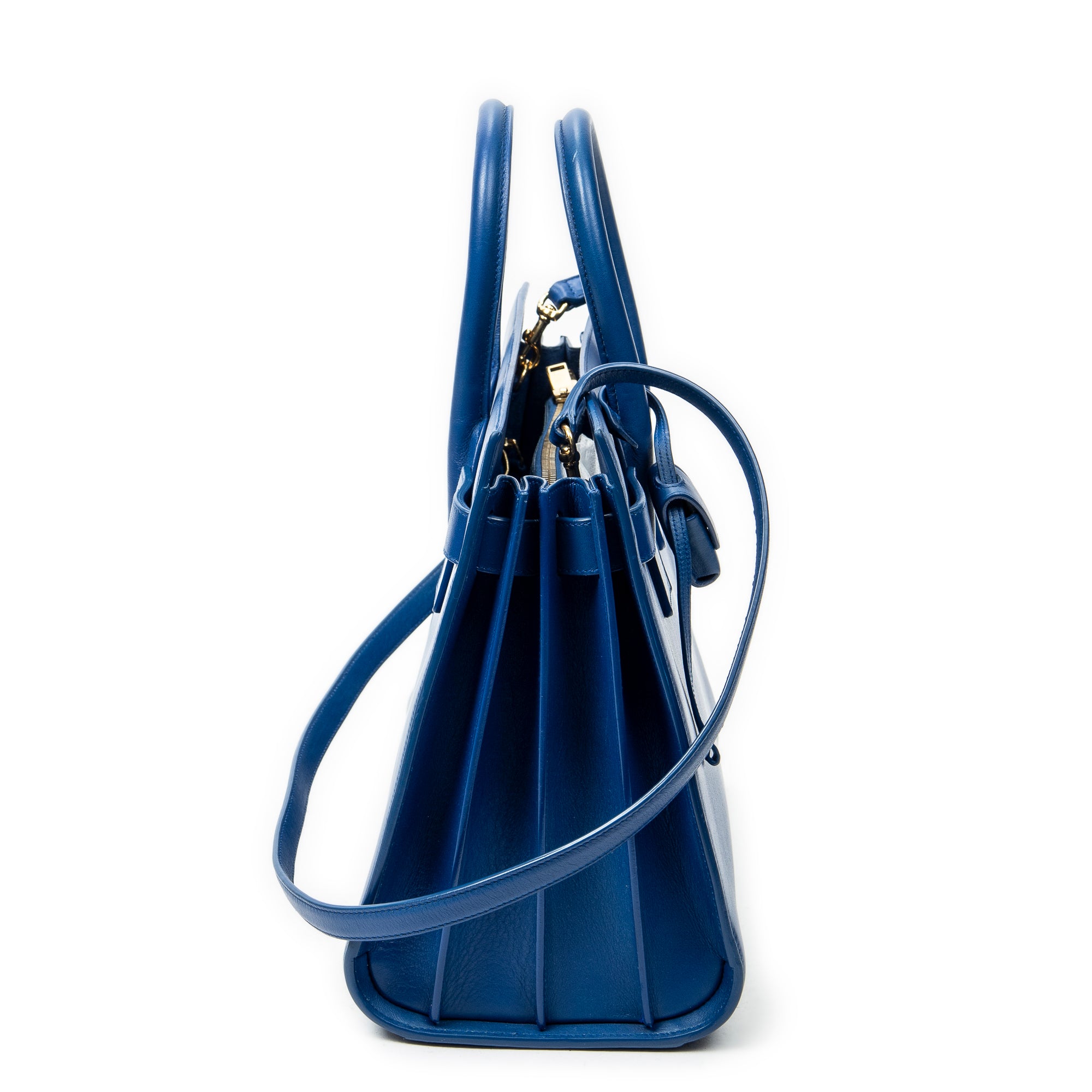 Shoulder Bag Small Sac de Jour Royal Blue Calfskin Leather