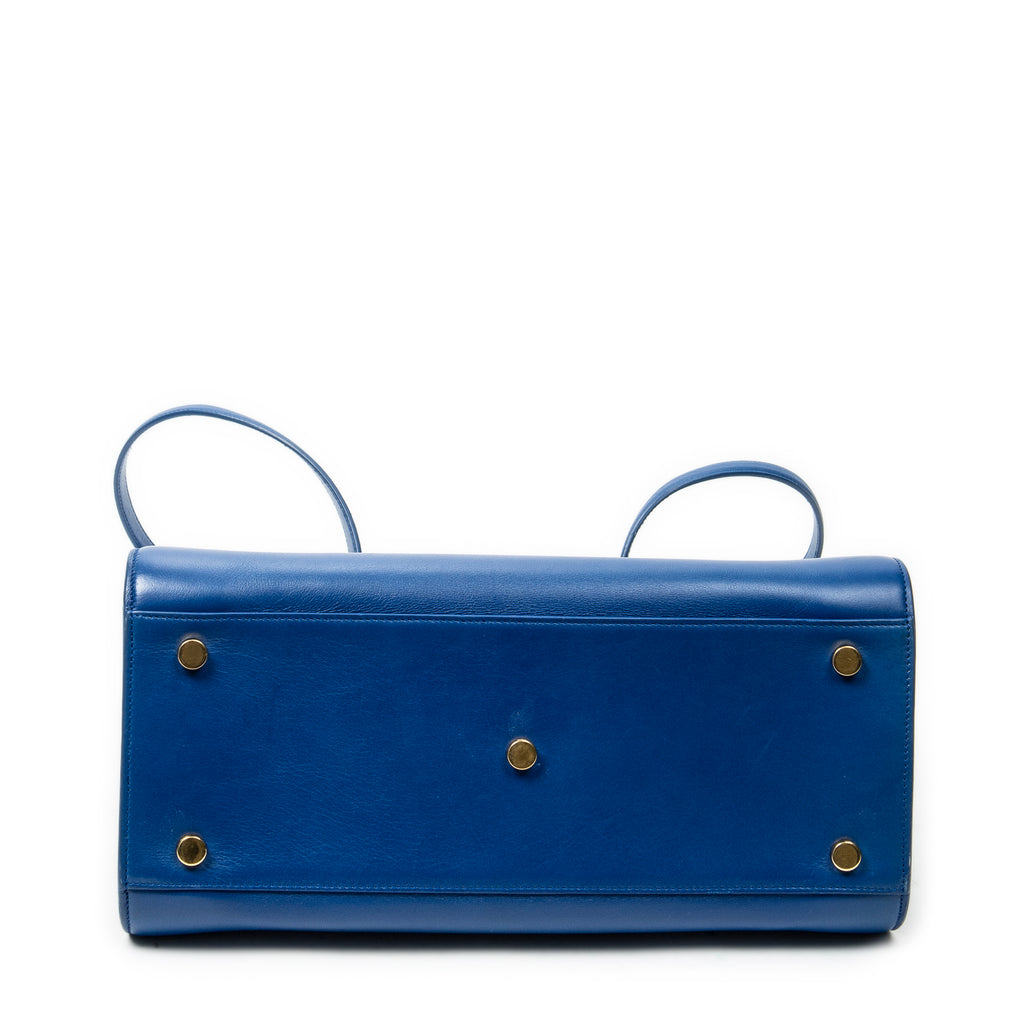 Shoulder Bag Small Sac de Jour Royal Blue Calfskin Leather
