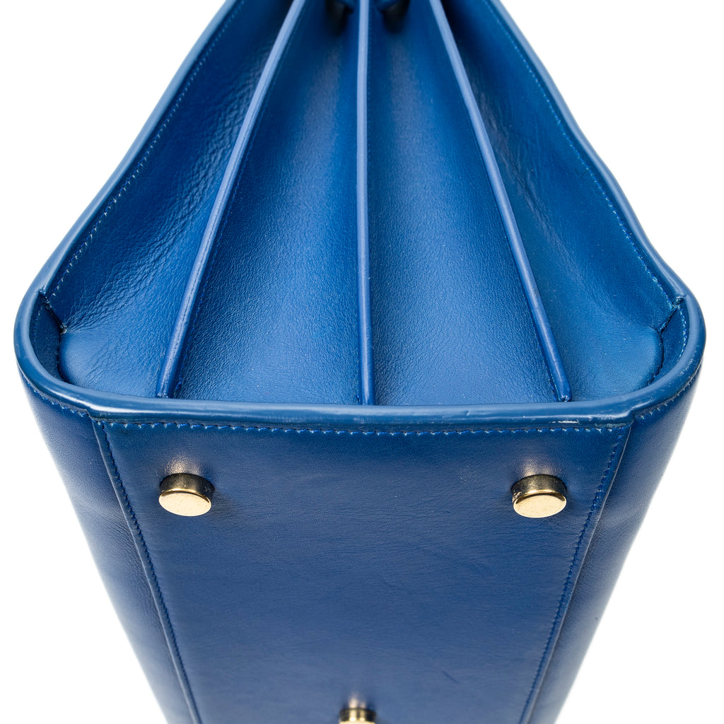 Shoulder Bag Small Sac de Jour Royal Blue Calfskin Leather