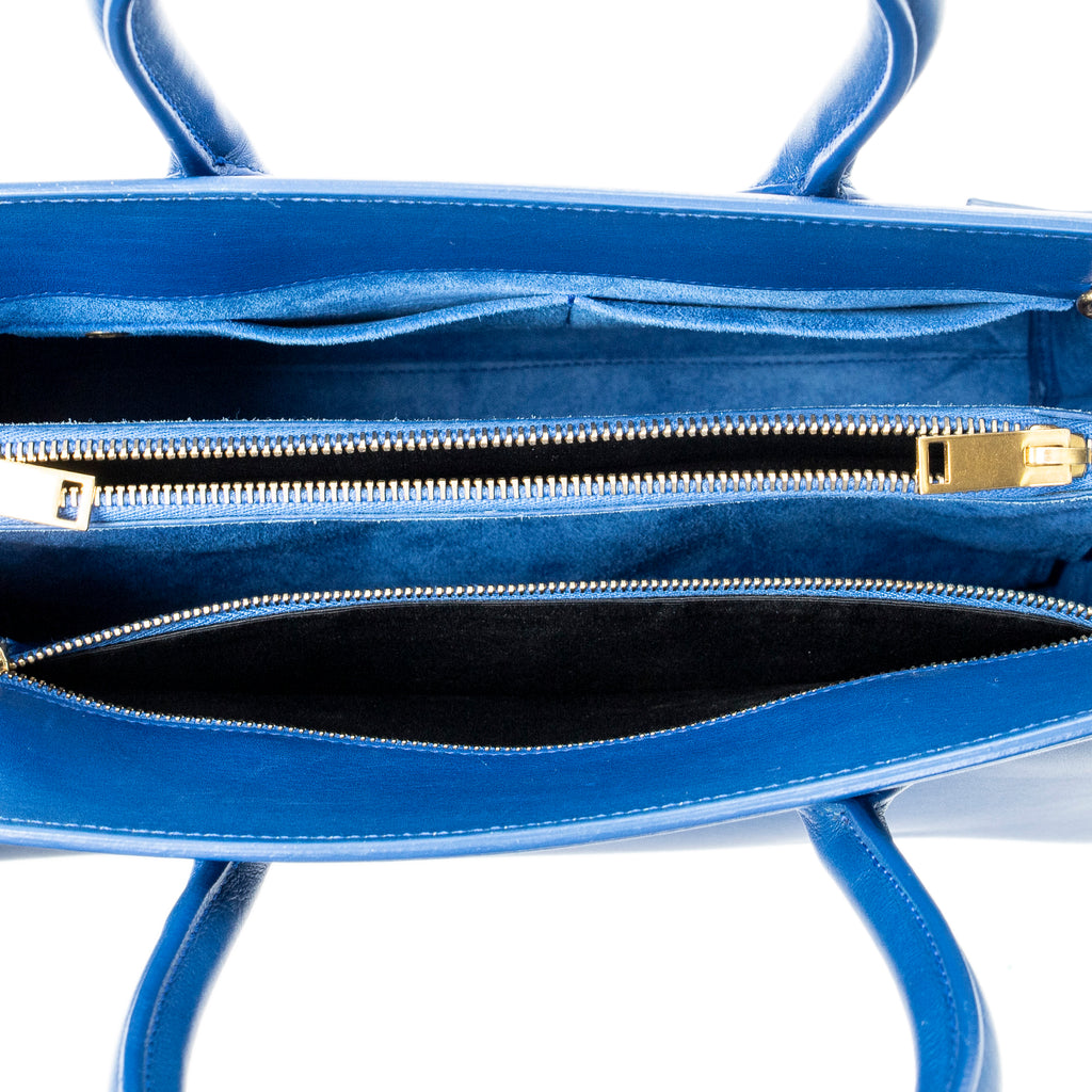 Shoulder Bag Small Sac de Jour Royal Blue Calfskin Leather