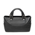 Handbag Boogie Bag Black Grained Calfskin Leather