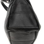 Handbag Boogie Bag Black Grained Calfskin Leather