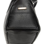 Handbag Boogie Bag Black Grained Calfskin Leather