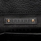 Handbag Boogie Bag Black Grained Calfskin Leather