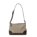 Shoulder Bag Small Zip Shoulder Bag Beige C Macadam Canvas