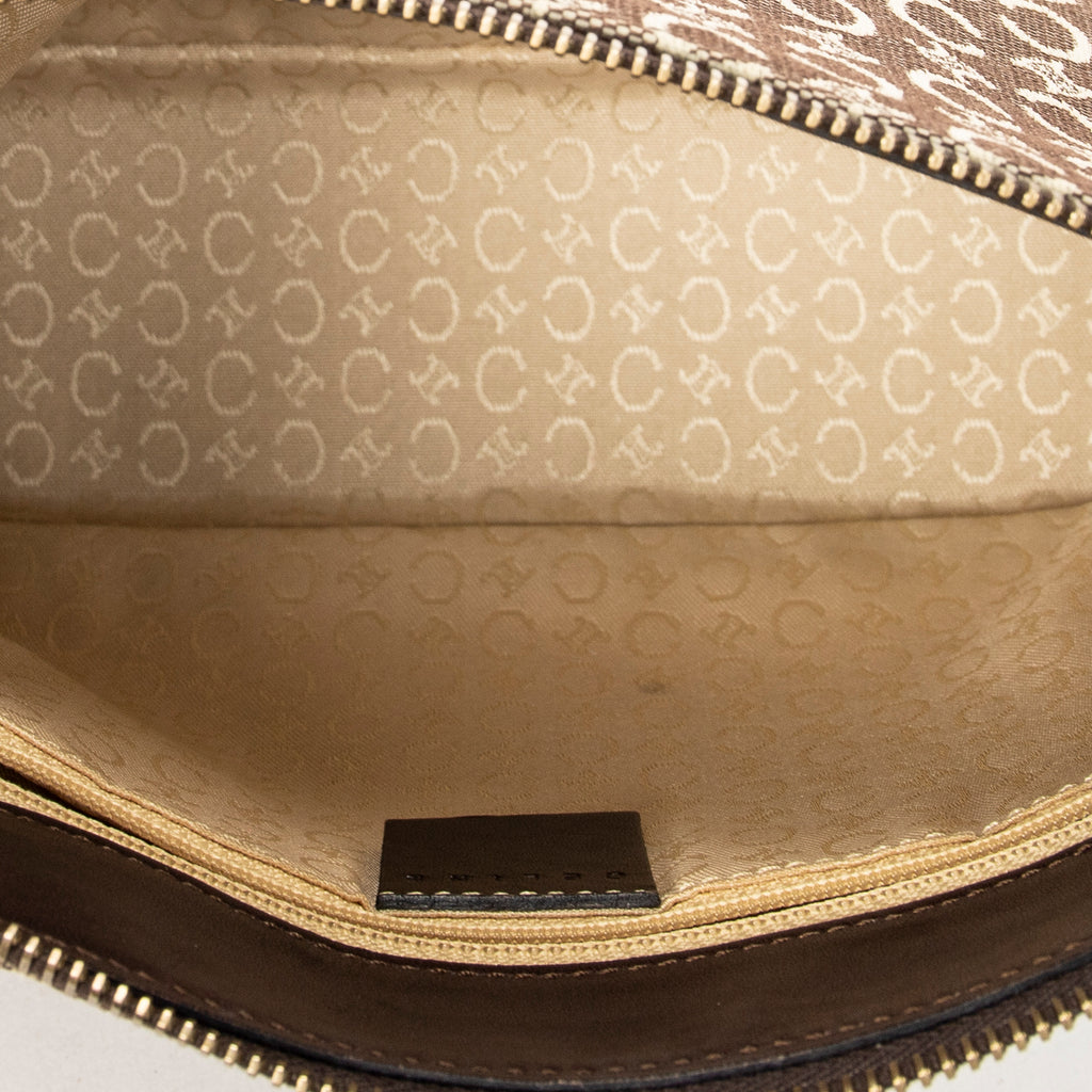 Shoulder Bag Small Zip Shoulder Bag Beige C Macadam Canvas