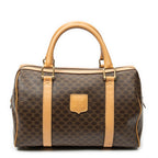 Handbag Vintage Small Boston Beige Macadam Coated Canvas