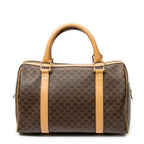Handbag Vintage Small Boston Beige Macadam Coated Canvas