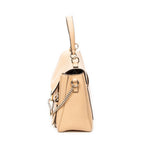 Shoulder Bag Small Faye Day Beige Calfskin Leather
