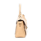 Shoulder Bag Small Faye Day Beige Calfskin Leather