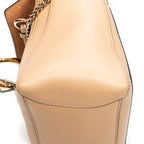 Shoulder Bag Small Faye Day Beige Calfskin Leather