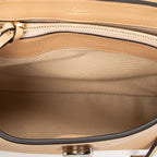 Shoulder Bag Small Faye Day Beige Calfskin Leather
