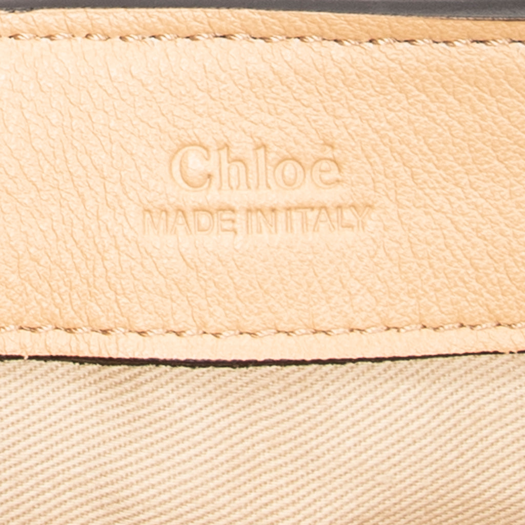 Shoulder Bag Small Faye Day Beige Calfskin Leather
