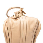 Shoulder Bag Medium Paraty Beige Grained Calfskin Leather
