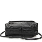 Shoulder Bag Medium Paraty Black Grained Calfskin Leather