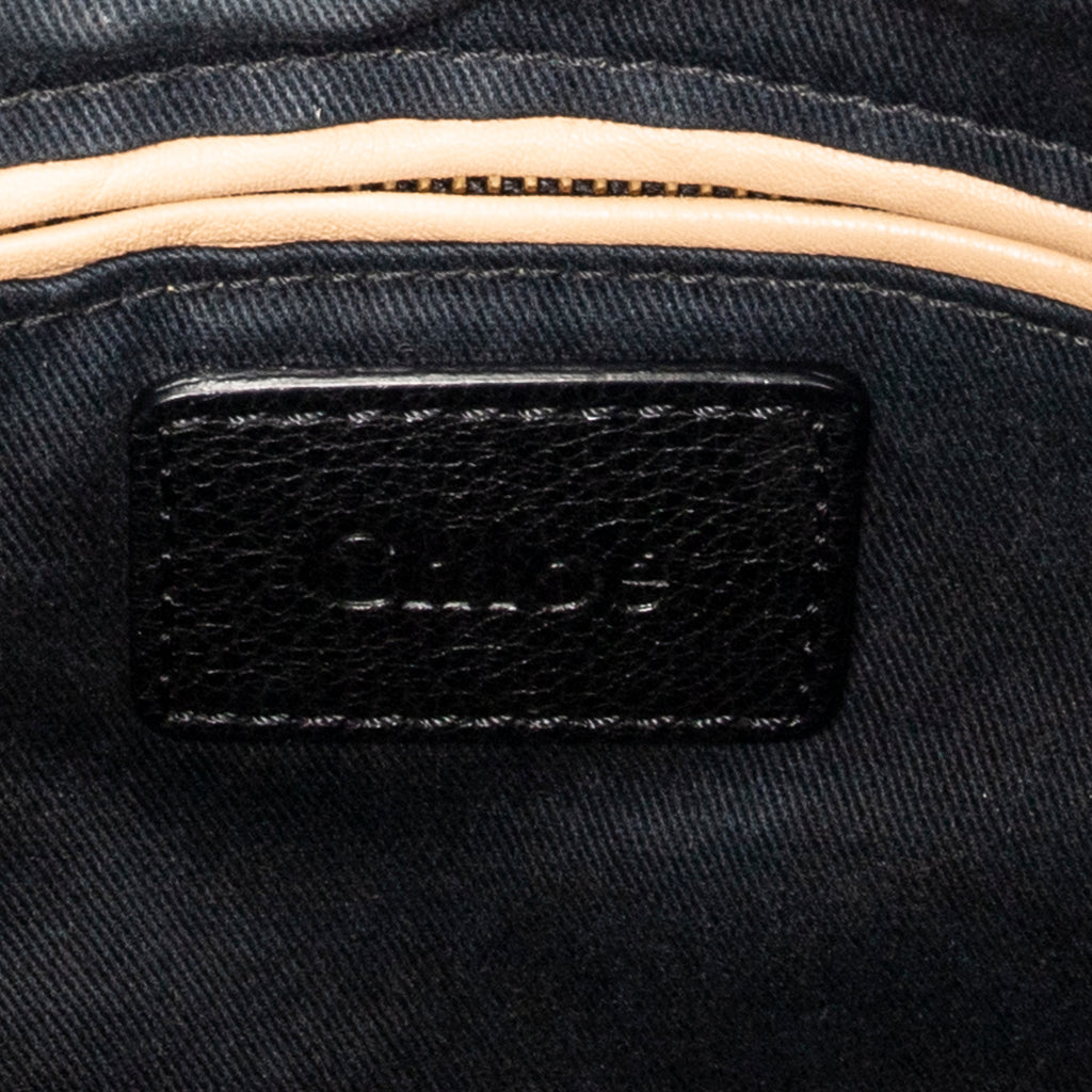 Shoulder Bag Medium Paraty Black Grained Calfskin Leather