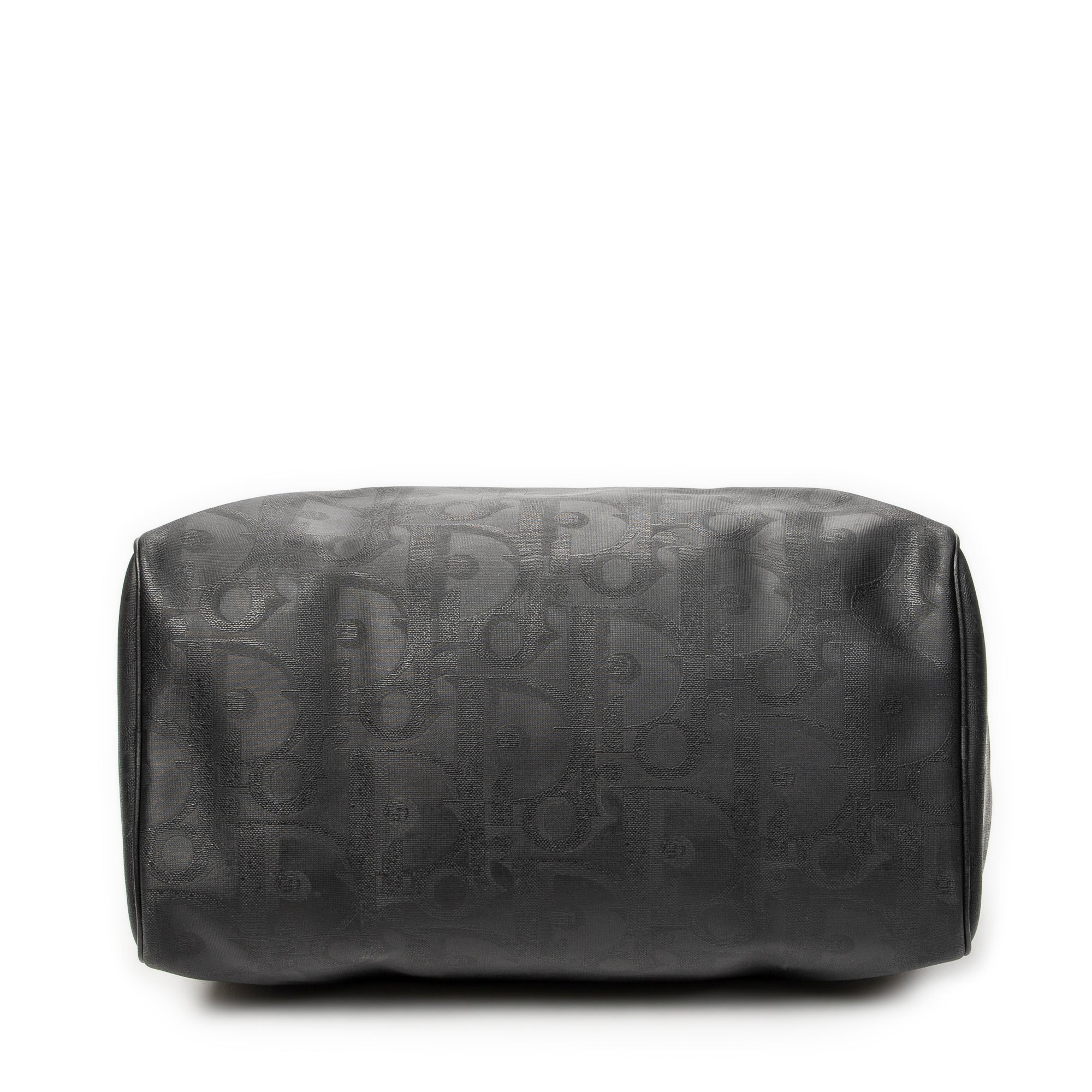 Travel Bag Vintage Medium Travel Boston Black Maxi Diorissimo Coated Canvas
