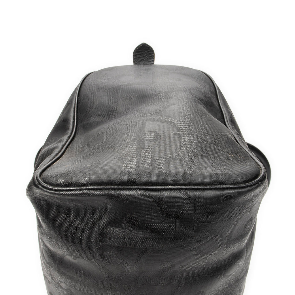 Travel Bag Vintage Medium Travel Boston Black Maxi Diorissimo Coated Canvas
