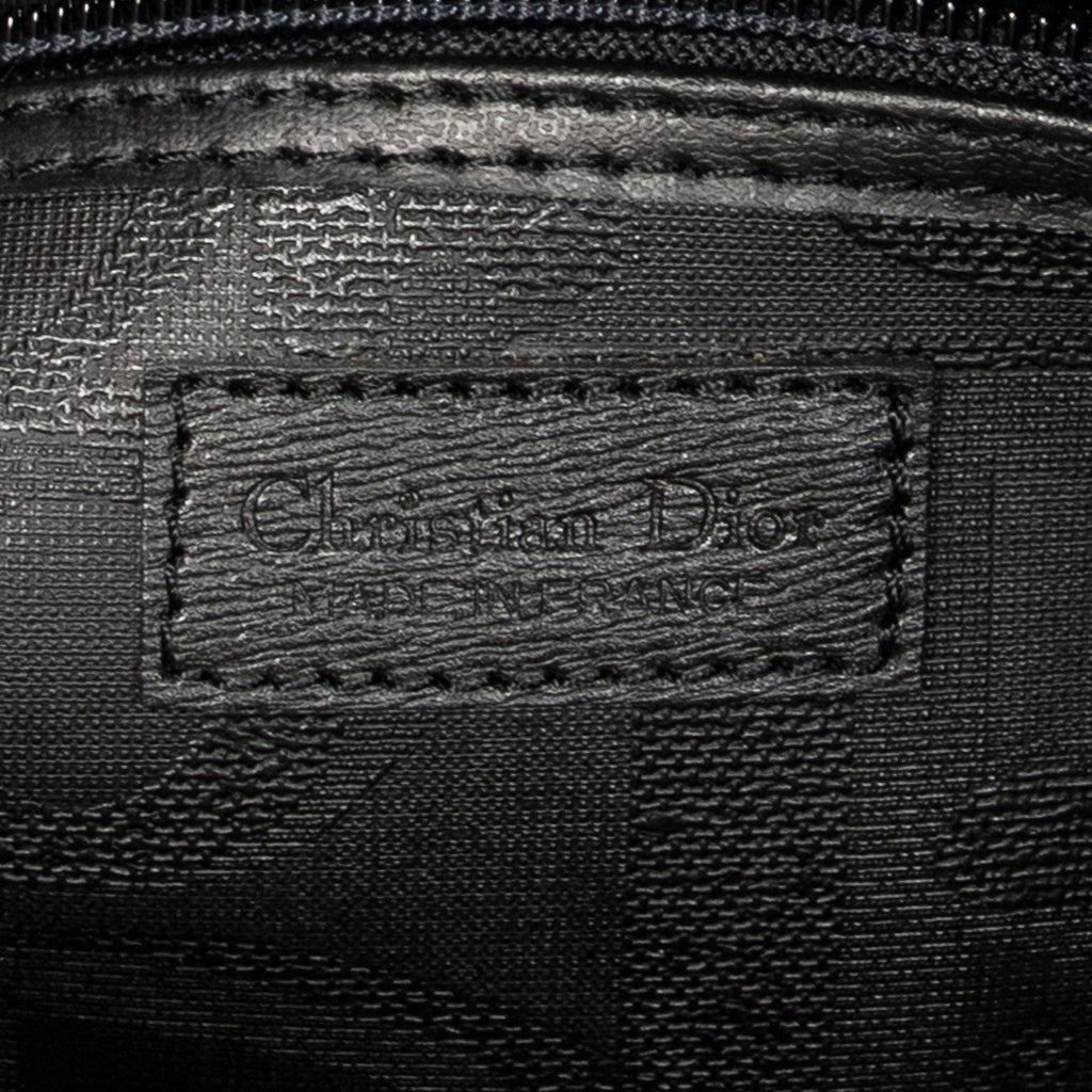 Travel Bag Vintage Medium Travel Boston Black Maxi Diorissimo Coated Canvas
