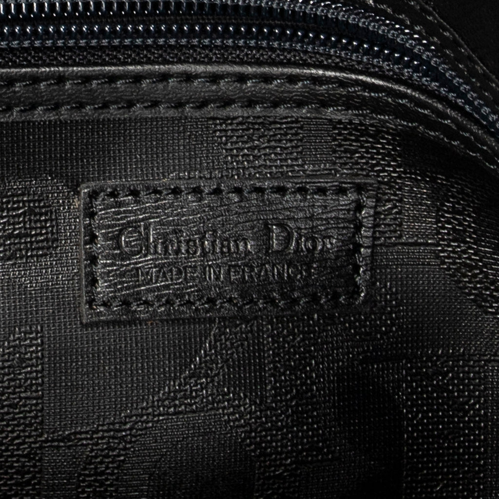 Travel Bag Vintage Large Travel Boston Black Maxi Diorissimo Coated Canvas