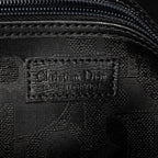Travel Bag Vintage Large Travel Boston Black Maxi Diorissimo Coated Canvas