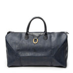 Travel Bag Vintage Large Travel Boston Navy Maxi Diorissimo Coated Canvas