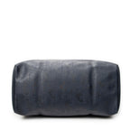 Travel Bag Vintage Large Travel Boston Navy Maxi Diorissimo Coated Canvas
