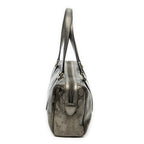Shoulder Bag Small Shoulder Boston Metallic Bronze Guccissima Imprint Coated Canvas