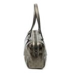 Shoulder Bag Small Shoulder Boston Metallic Bronze Guccissima Imprint Coated Canvas
