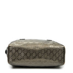 Shoulder Bag Small Shoulder Boston Metallic Bronze Guccissima Imprint Coated Canvas