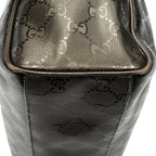 Shoulder Bag Small Shoulder Boston Metallic Bronze Guccissima Imprint Coated Canvas