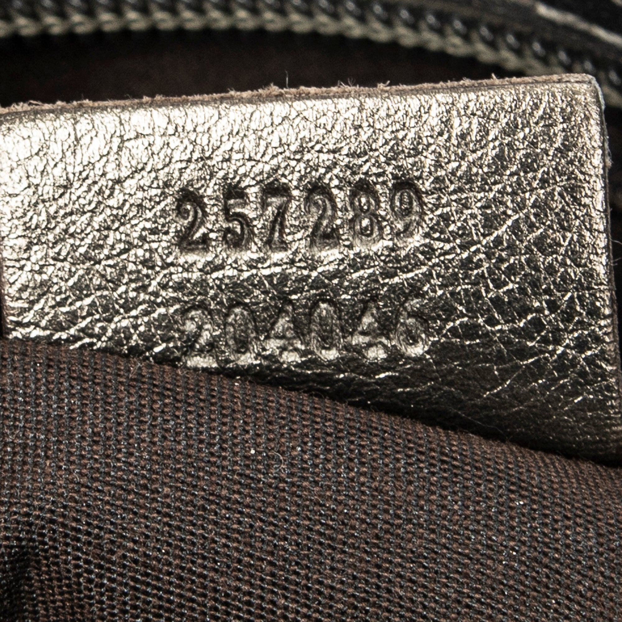Shoulder Bag Small Shoulder Boston Metallic Bronze Guccissima Imprint Coated Canvas