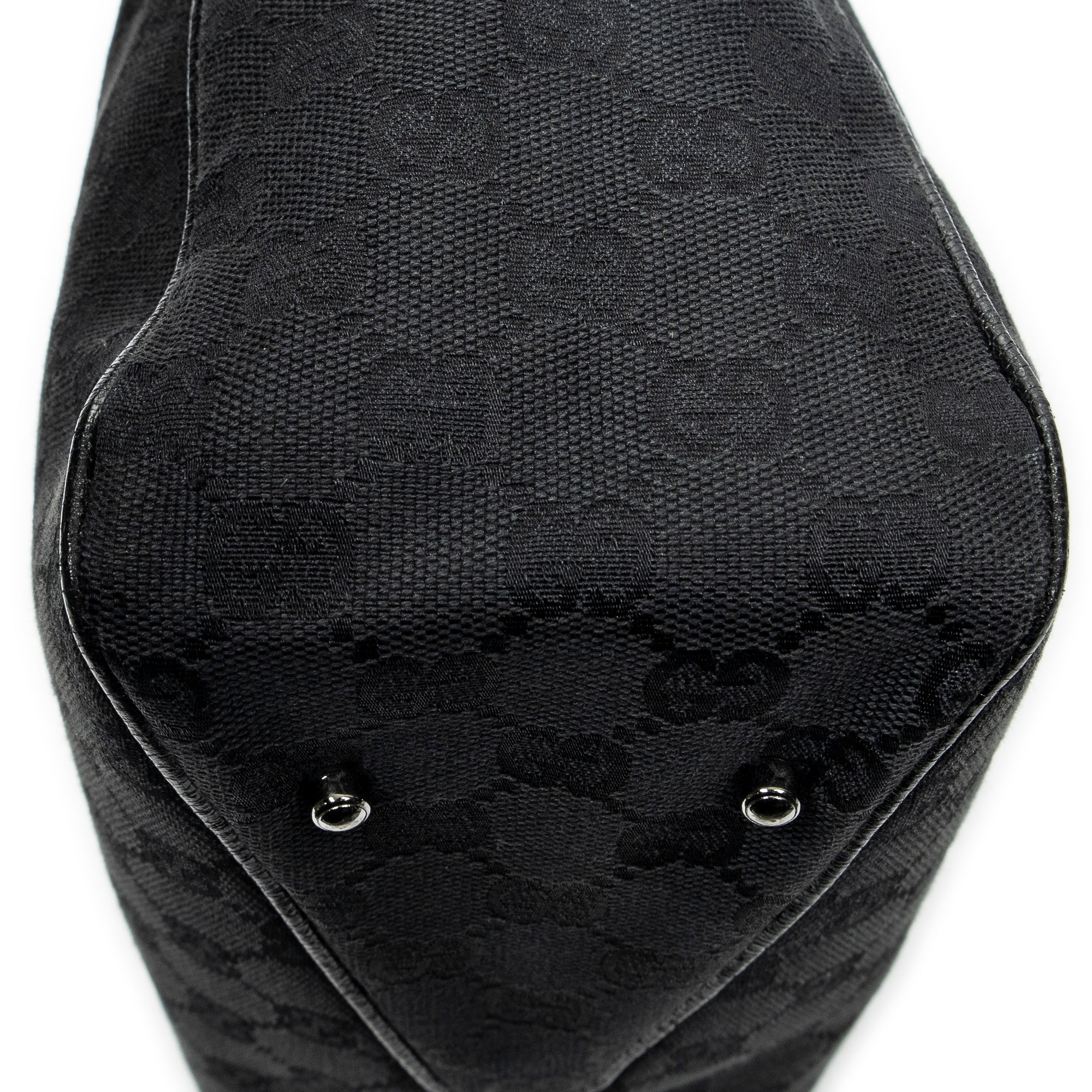 Shoulder Bag Small Shoulder Tote Black Monogrammed Canvas
